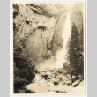 Rocks at the base of a waterfall (ddr-densho-542-833)
