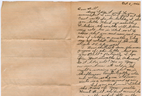 Letter from David Iino to Bill Iino (ddr-densho-368-635)
