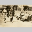 Neville Chamberlain walking in a park with Anne Chamberlain (ddr-njpa-1-18)