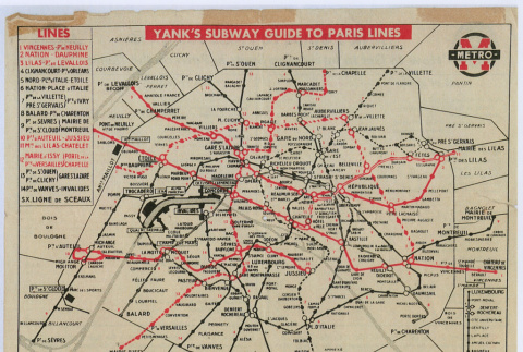 Map of Paris Subway (ddr-densho-539-53)