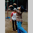 Ann Shimakawa playing volleyball (ddr-densho-336-939)
