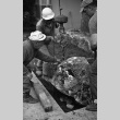 Fujitaro Kubota and crew placing stones at Campion Hall, Seattle University (ddr-densho-354-2087)