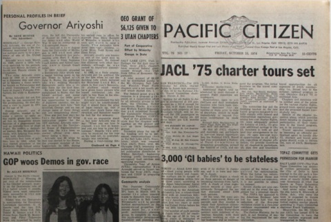 Pacific Citizen, Vol. 79, No. 17 (October 25, 1974) (ddr-pc-46-42)