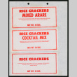 Various Rice Cracker labels (ddr-densho-499-102)