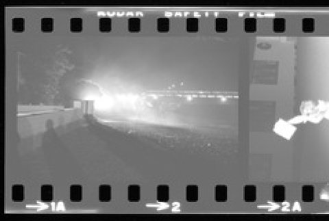 Negative film strip for Farewell to Manzanar scene stills (ddr-densho-317-203)
