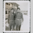 Two men outside building (ddr-densho-434-469)
