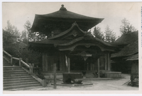 Blank Postcard of Temple (ddr-ohs-1-141)