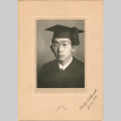 Graduation portrait of Hiroshi H. Watanabe in photo folder (ddr-densho-474-138)