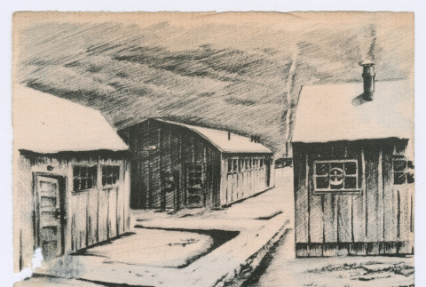 Sketch of Barracks (ddr-densho-477-128)