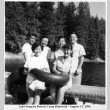 Camp Redwood campers on a dock (ddr-densho-336-104)