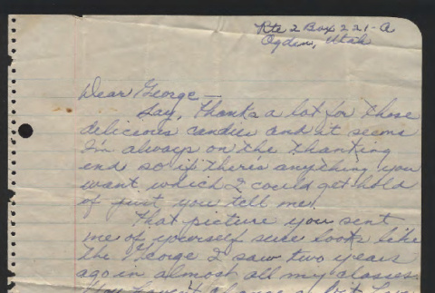 Letter from Kenneth Hori to George Waegell, August 1, 1944 (ddr-csujad-55-2541)