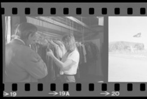 Negative film strip for Farewell to Manzanar scene stills (ddr-densho-317-238)