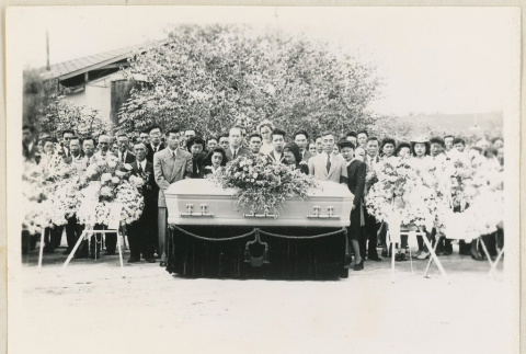 Funeral for Meiko Kurakusu (ddr-densho-37-2091)