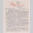 Letter from Harry K. Shigeta to Ai Chih Tsai (ddr-densho-446-63)