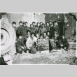 Group of men with Hotel Maginot sign (ddr-densho-1007-817)