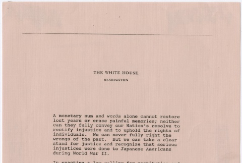 White House war reparation letter (ddr-densho-308-8)