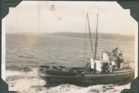 Fishing boat on Hood Canal (ddr-densho-316-342)