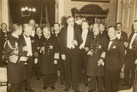 Joseph Grew gathered with other men in military and formal dress (ddr-njpa-1-471)