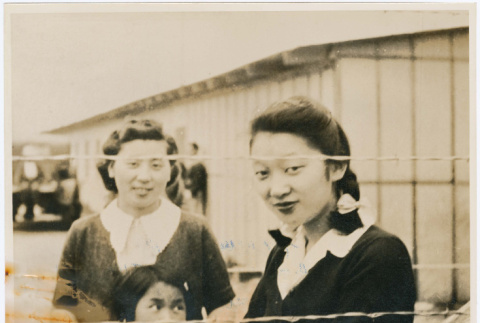 Photo of Two women and girl (ddr-densho-122-176)