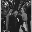 Issei woman and children waiting for bus (ddr-densho-151-169)