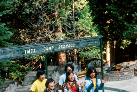 Campers leading morning watch (ddr-densho-336-1042)