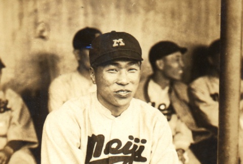 Meiji University baseball player (ddr-njpa-4-2372)