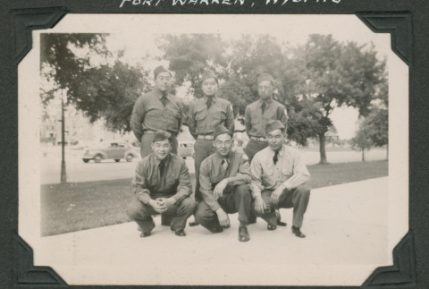 Group photo of military men (ddr-densho-545-44)