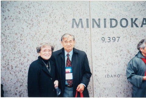 At the Memorial to Japanese American Patriotism in World War II (ddr-densho-10-59)