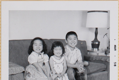 William, Susan and Leslie Shiomi (ddr-densho-522-474)