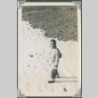 Woman standing on snow (ddr-densho-321-454)
