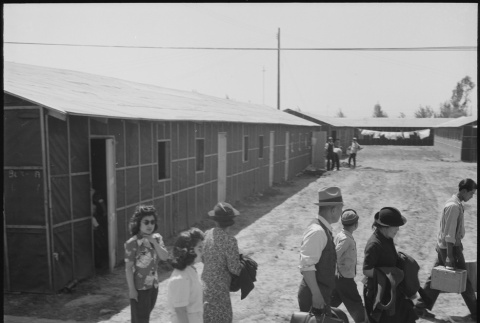 Japanese Americans arriving at Turlock Assembly Center (ddr-densho-151-10)