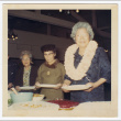 Three women at a buffet (ddr-densho-433-570)