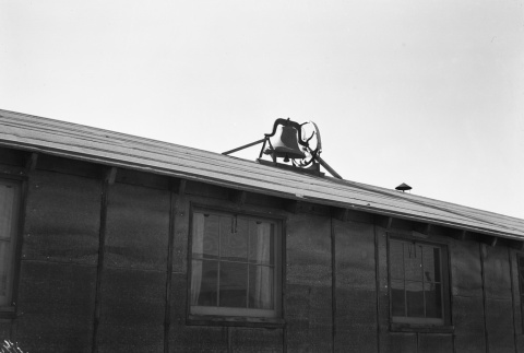 School bell on top of a barracks (ddr-fom-1-550)