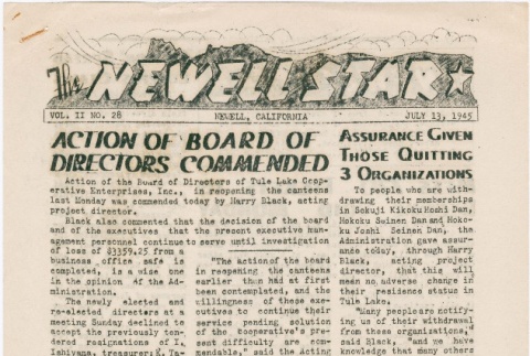 The Newell Star, Vol. II, No. 28 (July 13, 1945) (ddr-densho-284-76)
