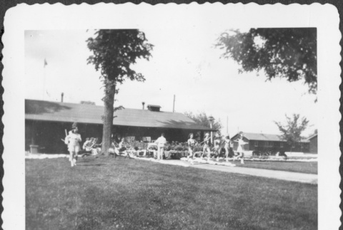 Majorettes marching (ddr-densho-434-396)