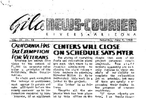Gila News-Courier Vol. IV No. 44 (June 2, 1945) (ddr-densho-141-403)