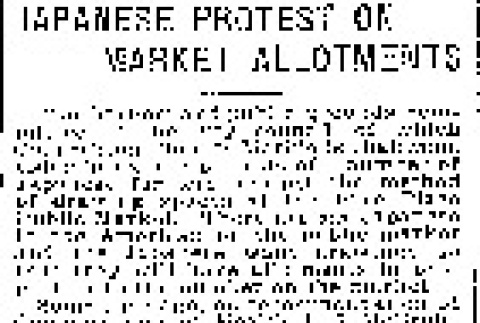 Japanese Protest on Market Allotments (November 9, 1915) (ddr-densho-56-274)