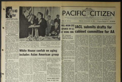 Pacific Citizen, Vol. 73, No. 22 (November 26, 1971) (ddr-pc-43-47)