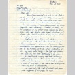 Letter from [William] J. Fujimoto, from the stockade, to Mr. [Raymond R.] Best, Project Director, February 23, 1944 (ddr-csujad-2-92)