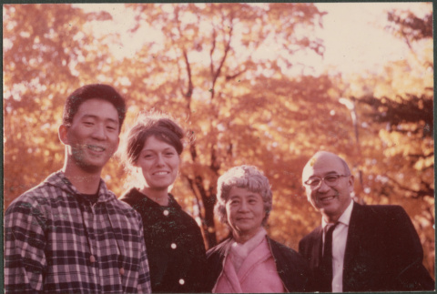 Agnes and Chester Sakura with son and daughter-in-law (ddr-densho-523-440)