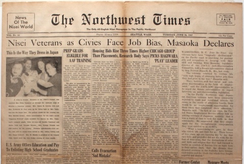 The Northwest Times Vol. 1 No. 44 (June 24, 1947) (ddr-densho-229-32)