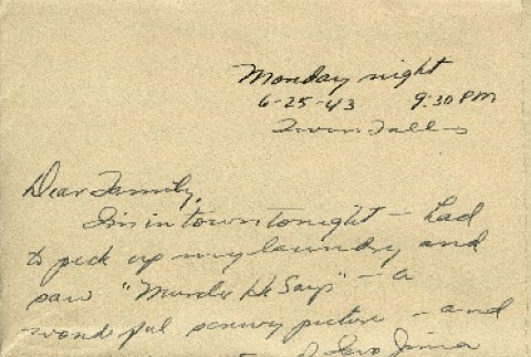 Letter from a camp teacher to her family (ddr-densho-171-23)