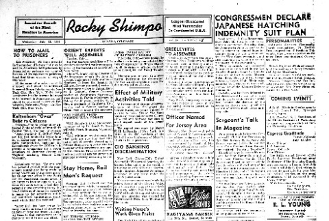 Rocky Shimpo Vol. 11, No. 83 (July 12, 1944) (ddr-densho-148-19)