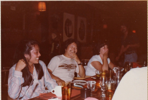 Three people laughing (ddr-densho-426-1334)