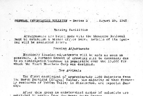Heart Mountain General Information Bulletin Series 3 (August 29, 1943) (ddr-densho-97-566)