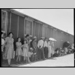 Japanese Americans waiting in line for lunch (ddr-densho-151-370)