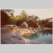 Pool with small waterfall (ddr-densho-377-1778)
