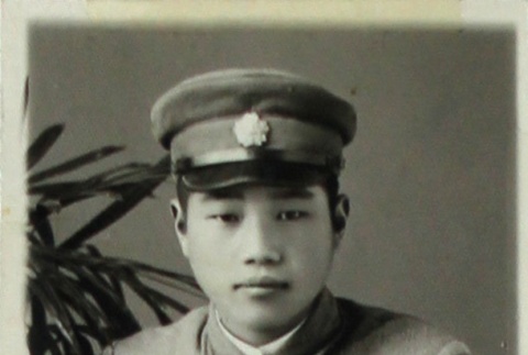 Shozo Taniguchi in school uniform (ddr-densho-252-67)