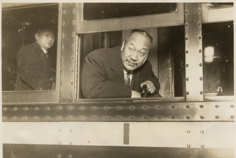 A man on a train (ddr-njpa-1-1740)