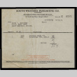 Invoice from South-Western Publishing Co. to Verne T. Underwood, War Relocation Authority Education Department, June 30, 1944 (ddr-csujad-55-1001)